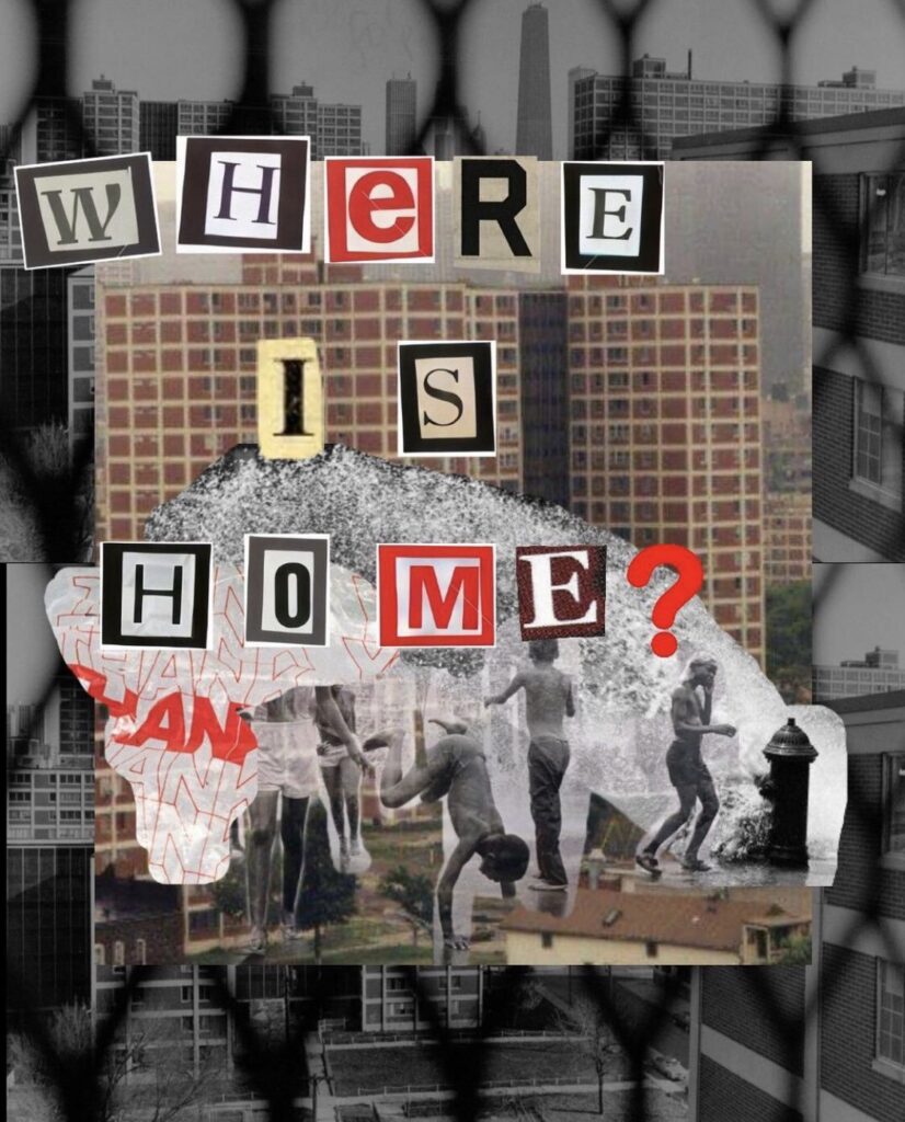 Where is Home? - Digital Photo Collage by Beauty Turner Academy graduate oyani wynne.