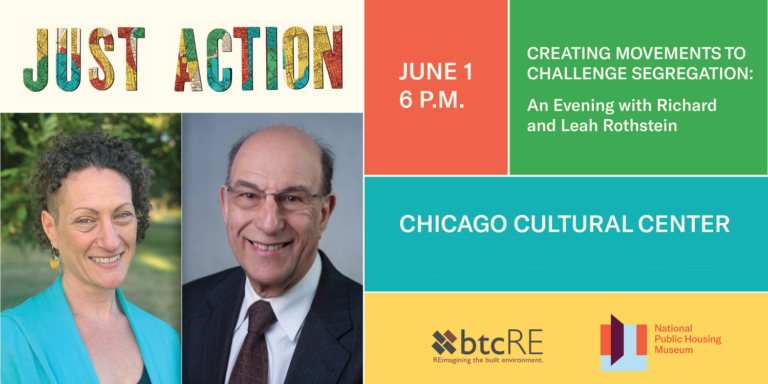 CREATING MOVEMENTS TO CHALLENGE SEGREGATION: An Evening with Richard and Leah Rothstein at the CHICAGO CULTURAL CENTER