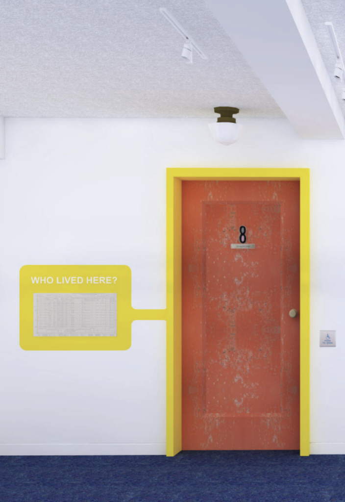 Care to Look Door Rendering