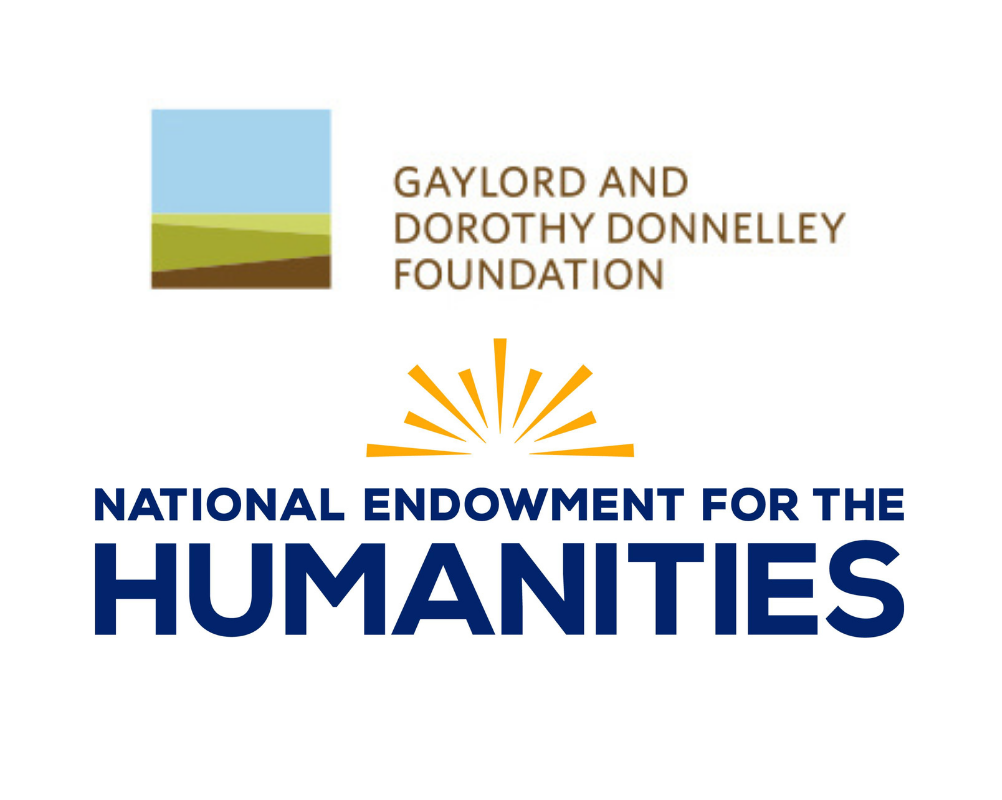 The logos of the Gaylord and Dorothy Donnelley Foundation and the National Endowment for the Humanities.