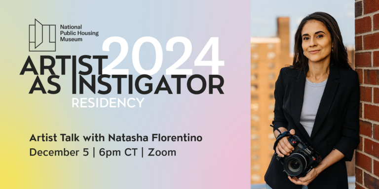 Digital promo for 2024 Artist as Instigator Natasha Florentino