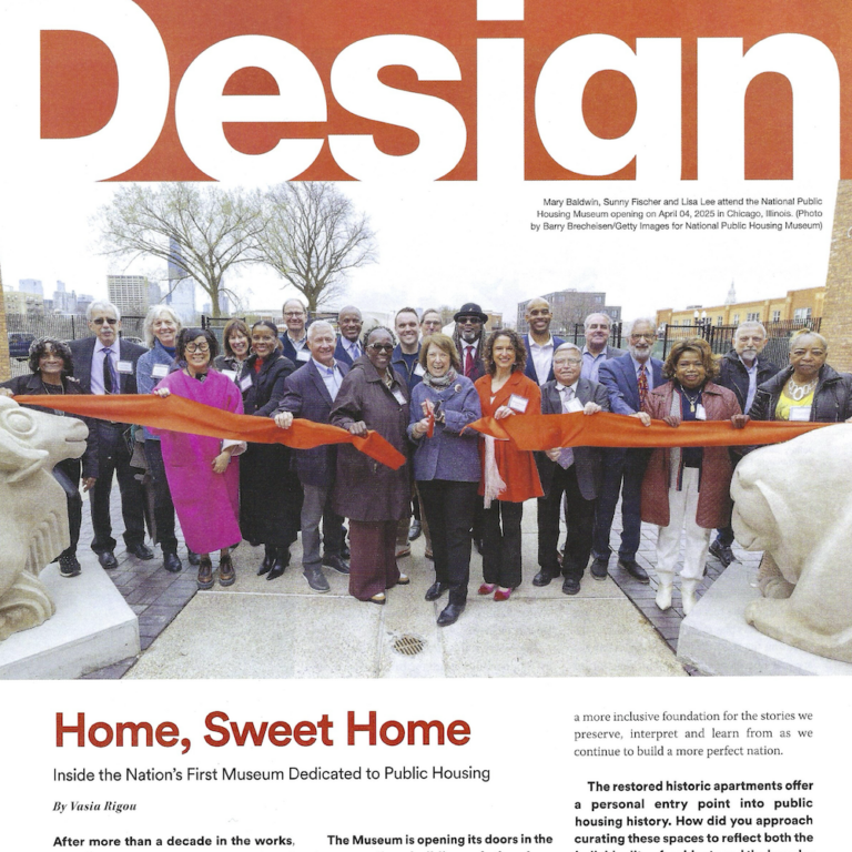 Scan of magazine article with masthead Design and headline Home Sweet Home