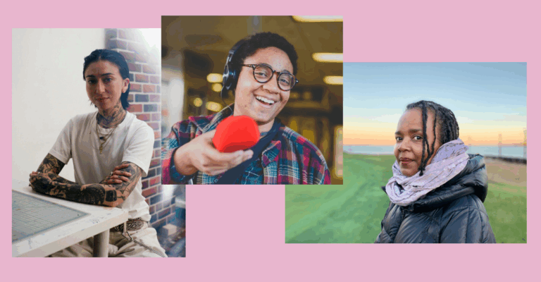 Collage of three presenter bio photos