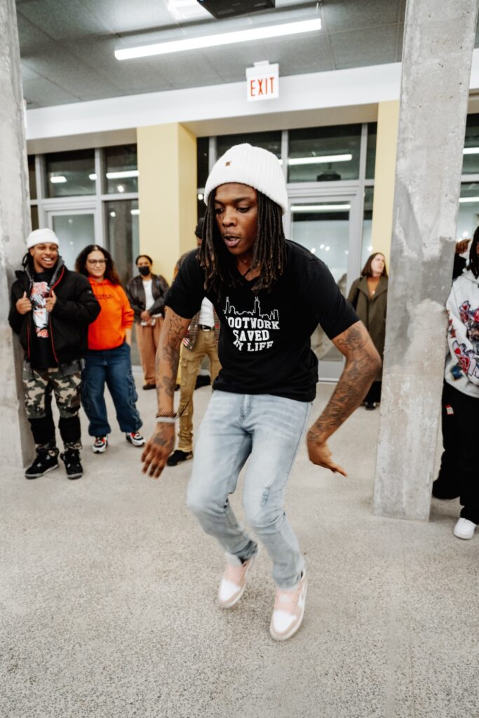 Dancer with a Footwork Saved My Life t-shirt