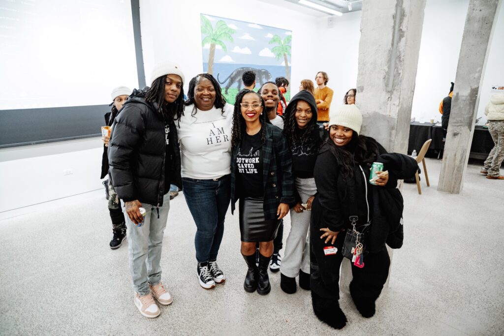 Werkz in the Archives participants pose for the camera